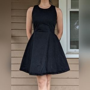 Gap Denim Circle Skirt Dress, Little Black Dress